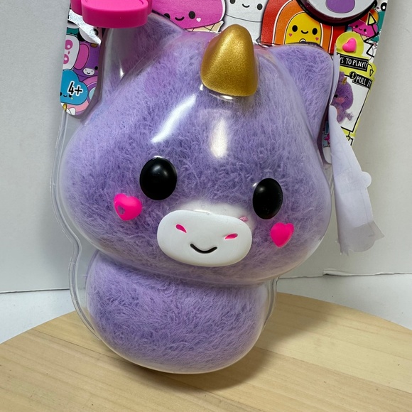 Fluffie Stuffiez UNICORN Purple Surprise Reveal Unboxing Collectible Plush New - Picture 2 of 5